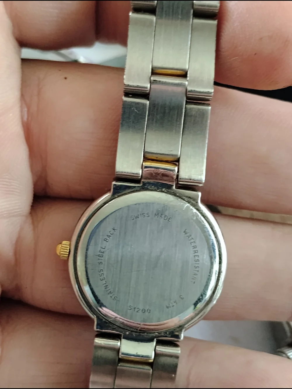 Two-Tone Women’s Classic Round Watch - White Dial